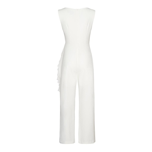 CONNECTED Apparel SARA IVORY JUMPSUIT - Picture 3 of 11